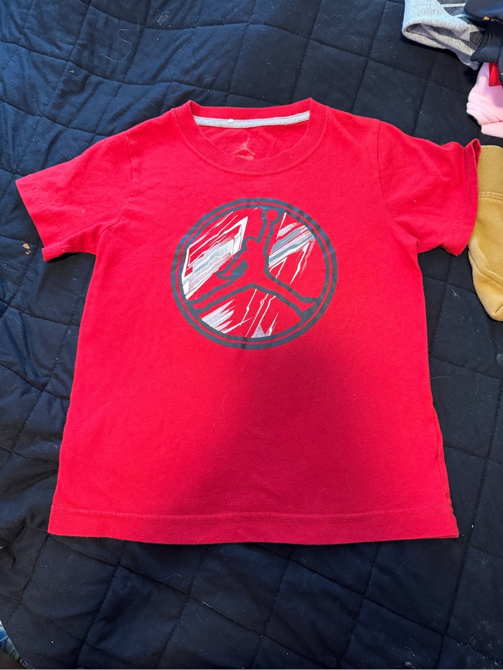 Jordan Red Kids' Short Sleeve Jumpman Tee